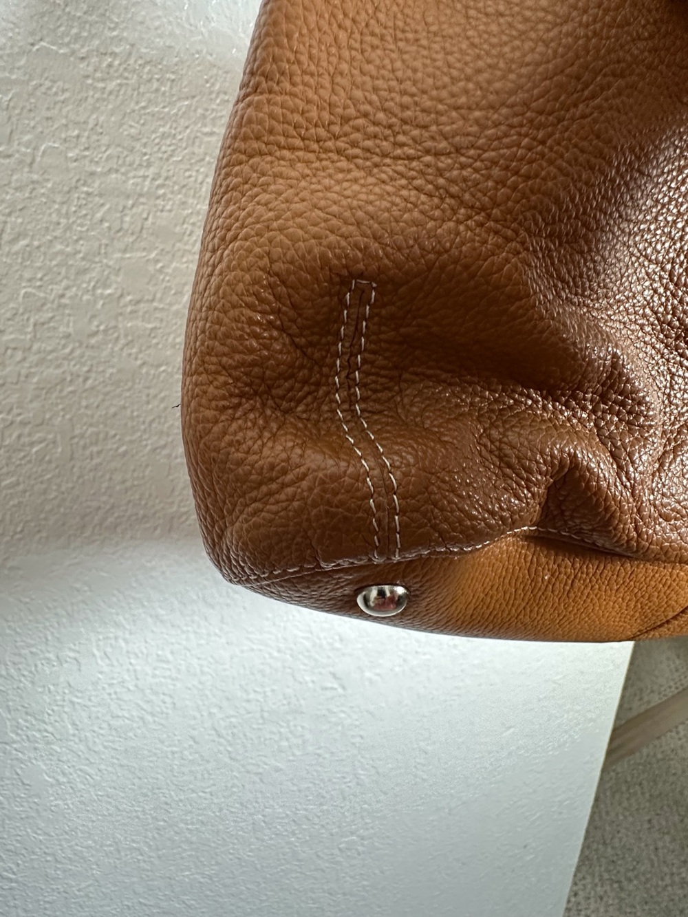 Tignanello Pebble Leather Satchel - Picture 8 of 14